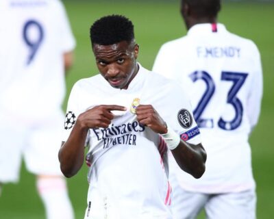 Jovens estrelas Vini Jr e Mbappé brilham na Champions League