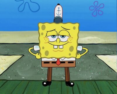 Bob Esponja censurado.