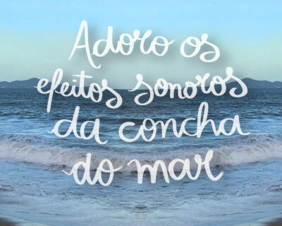 Adoro os efeitos sonoros da concha do mar – Werner Schön & Milena Luê