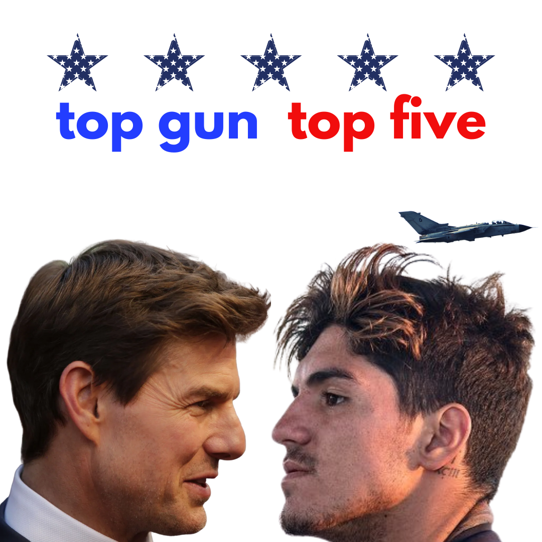 Top gun, top five